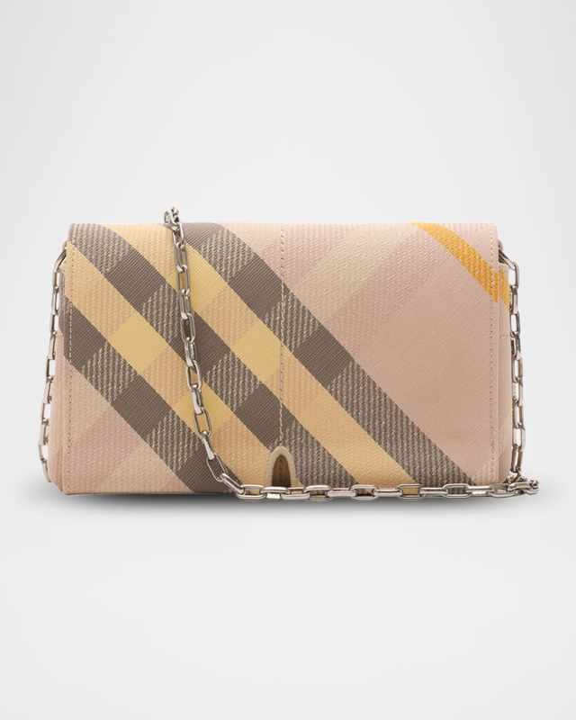 Snip Mini Check Jacquard Shoulder Bag